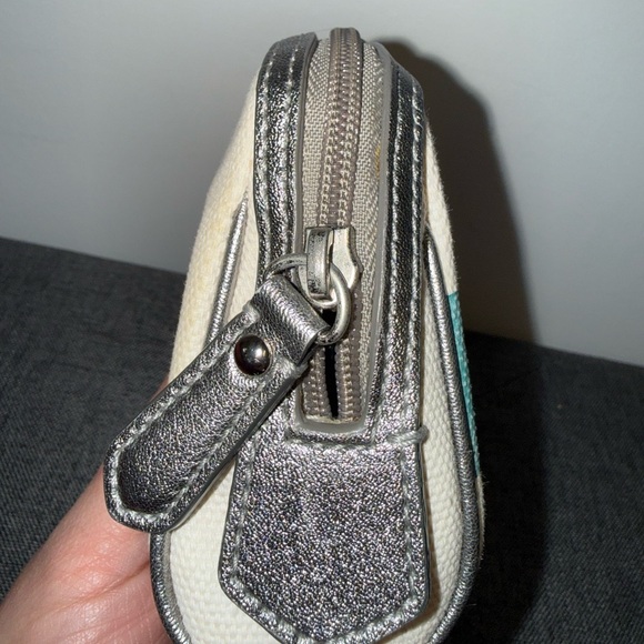 Coach Starfish Canvas Cosmetic Bag Clutch Vintage - Picture 5 of 7